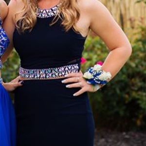 Two piece homecoming dress